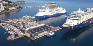 En büyük kruvaziyer limanı güneşten besleniyor haberi