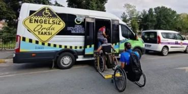 Engelsiz taksi 7 bin 43 kere engelleri aştı haberi