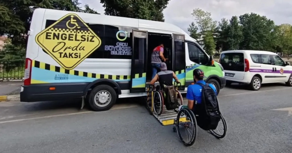 Engelsiz taksi 7 bin 43 kere engelleri aştı haberi