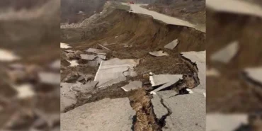 Erzincan-Kelkit karayolu göçtü! haberi