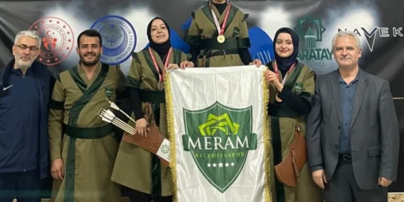Geleneksel okçulukta zirve; Meram Belediyespor’un haberi