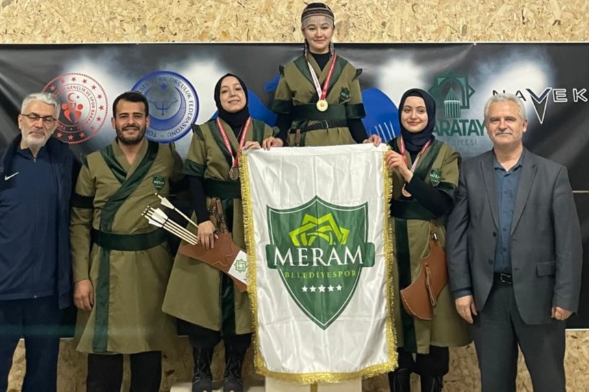 Geleneksel okçulukta zirve; Meram Belediyespor’un haberi