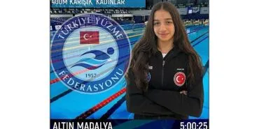 Gölcüklü Milli Sporcu Ela İşcan'dan Büyük Başarı haberi