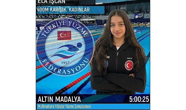 Gölcüklü Milli Sporcu Ela İşcan'dan Büyük Başarı haberi