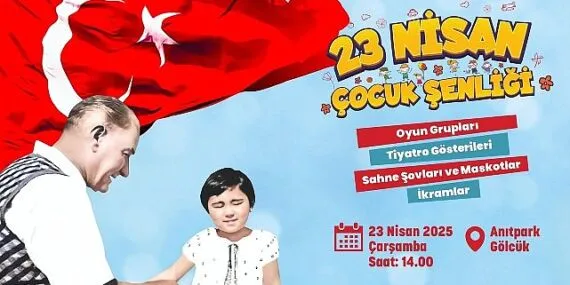 Haydi Çocuklar Gölcük Anıtpark’ta 23 Nisan Coşkusuna haberi