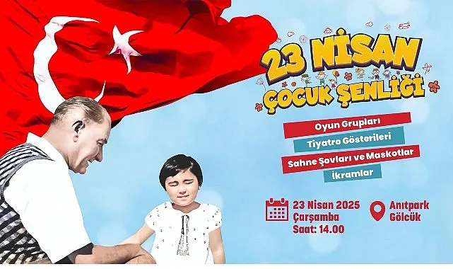 Haydi Çocuklar Gölcük Anıtpark’ta 23 Nisan Coşkusuna haberi