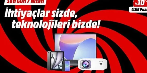 “İhtiyaçlar Sizde, Teknolojiler MediaMarkt’ta” Kampanyası Devam Ediyor haberi