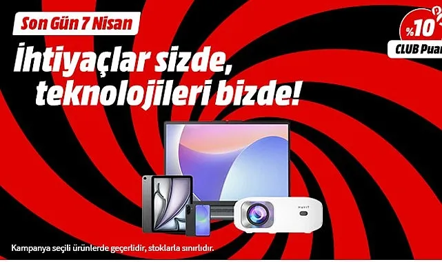 “İhtiyaçlar Sizde, Teknolojiler MediaMarkt’ta” Kampanyası Devam Ediyor haberi