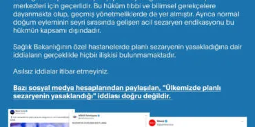 İletişim'den 'planlı sezaryen' iddialarına açıklama haberi