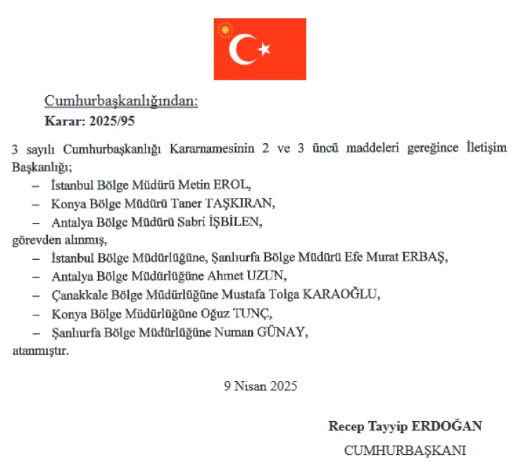 İletişim'den 5 Bölge Müdürlüğü'ne yeni atama haberi