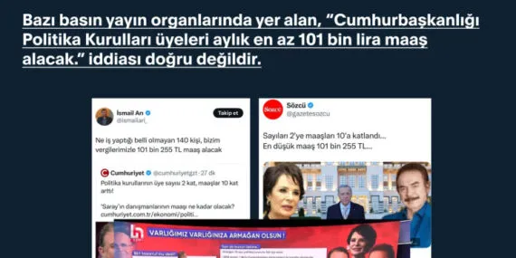 İletişim'den Politika Kurulları'nın maaş açıklaması haberi