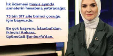 İlk ödemeler Mayıs'ta annelerin hesabında haberi