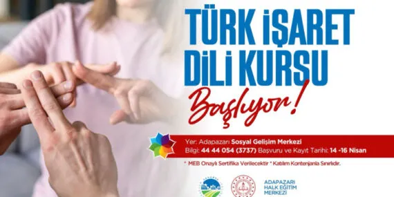 İşaret dili öğrenmek isteyenler için kayıtlar başladı! haberi