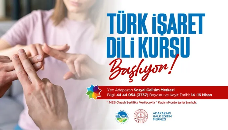 İşaret dili öğrenmek isteyenler için kayıtlar başladı! haberi