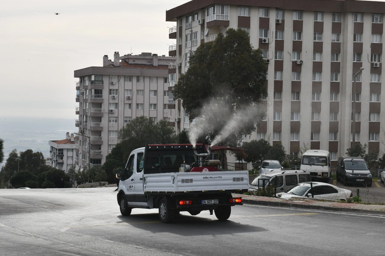 İzmir Çiğli’de ilaçlamada etkin mücadele haberi