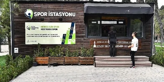 İzmir’in ilk spor istasyonu Hasanağa Bahçesi’nde açıldı haberi