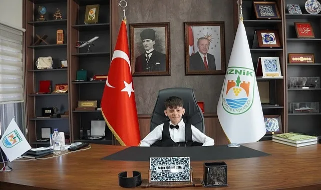İznik’te 23 Nisan’ın Başkanı Muhammed oldu haberi