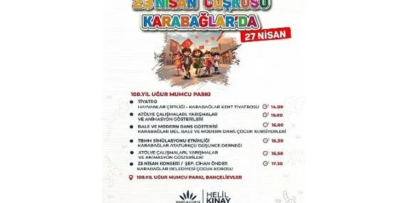 Karabağlar’da 23 Nisan Coşkusu başladı haberi