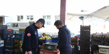 Kayseri Melikgazi zabıtasından pazar denetimi haberi