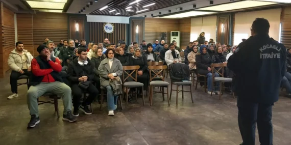 Kocaeli İtfaiyesi’nde eğitimler tam gaz sürüyor haberi