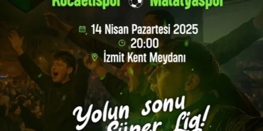 Kocaeli'de kalpler sahada, coşku meydanda haberi