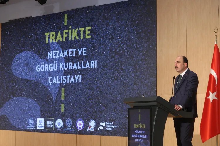 Konya'dan trafiğe nezaketli bakış haberi