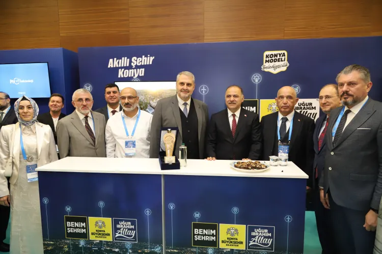 Konya'nın 'Ulaşımda Dijital İkizi Platformu'na belediyecilik ödülü haberi