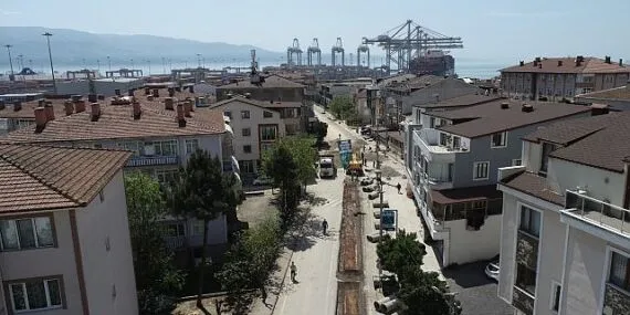 Körfez Mimar Sinan Mahallesi’nde 44 Kilometrelik Altyapı Yatırımı Sürüyor haberi