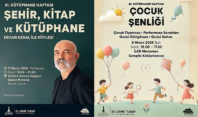 Kütüphaneler Haftası şenlik havasında geçecek haberi