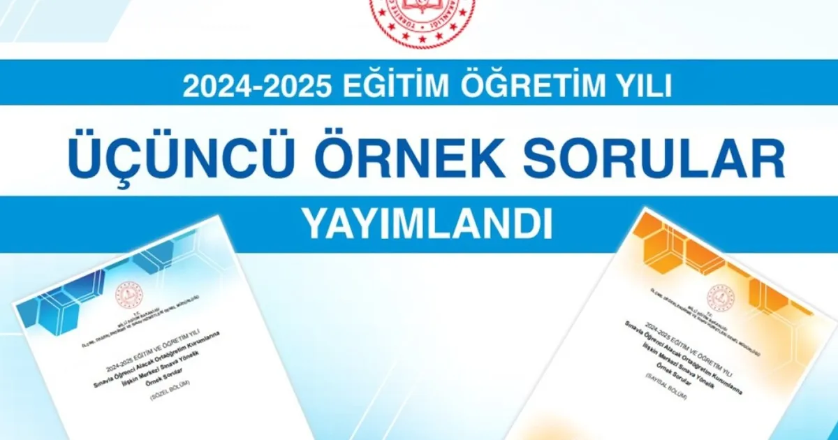 MEB, LGS için üçüncü örnek soruları yayımladı haberi