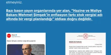 Maliye'den 'stok vergisi' iddialarına açıklama haberi