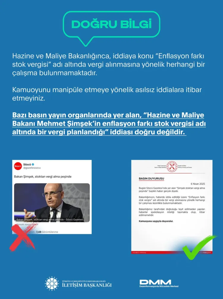 Maliye'den 'stok vergisi' iddialarına açıklama haberi