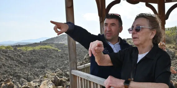 Manisa'da Jeopark Avrupa’dan akademisyenleri ağırladı haberi