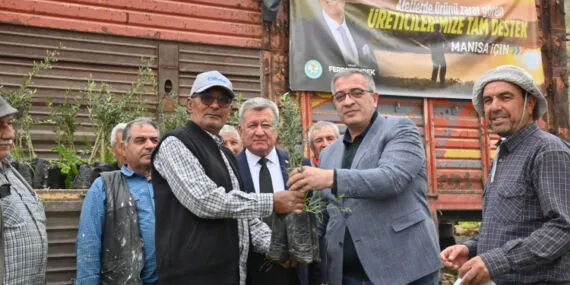 Mansia Büyükşehir yanan alanları yeşillendiriyor haberi