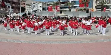 Menemen'de 23 Nisan coşkusu yaşandı haberi