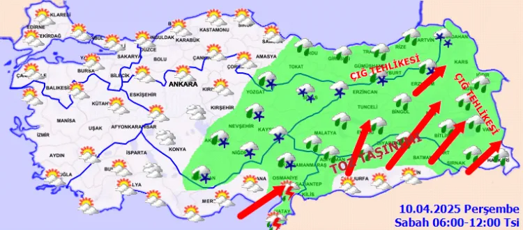 Meteoroloji o bölgeleri uyardı: Çamur yağacak! haberi