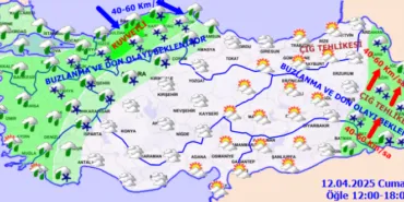 Meteoroloji uyardı; Kış geri geldi haberi