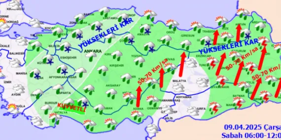 Meteoroloji'den 'kuvvetli' uyarı! haberi