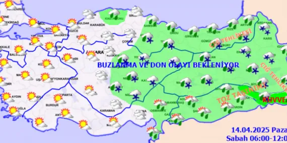 Meteorolojiden kritik uyarı! Doğu ve İç Kesimlerde yağmur, kar ve don bekleniyor haberi