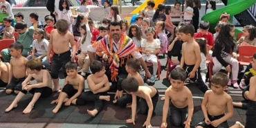 Minik Karakucak pehlivanları Arenada buluştu! haberi