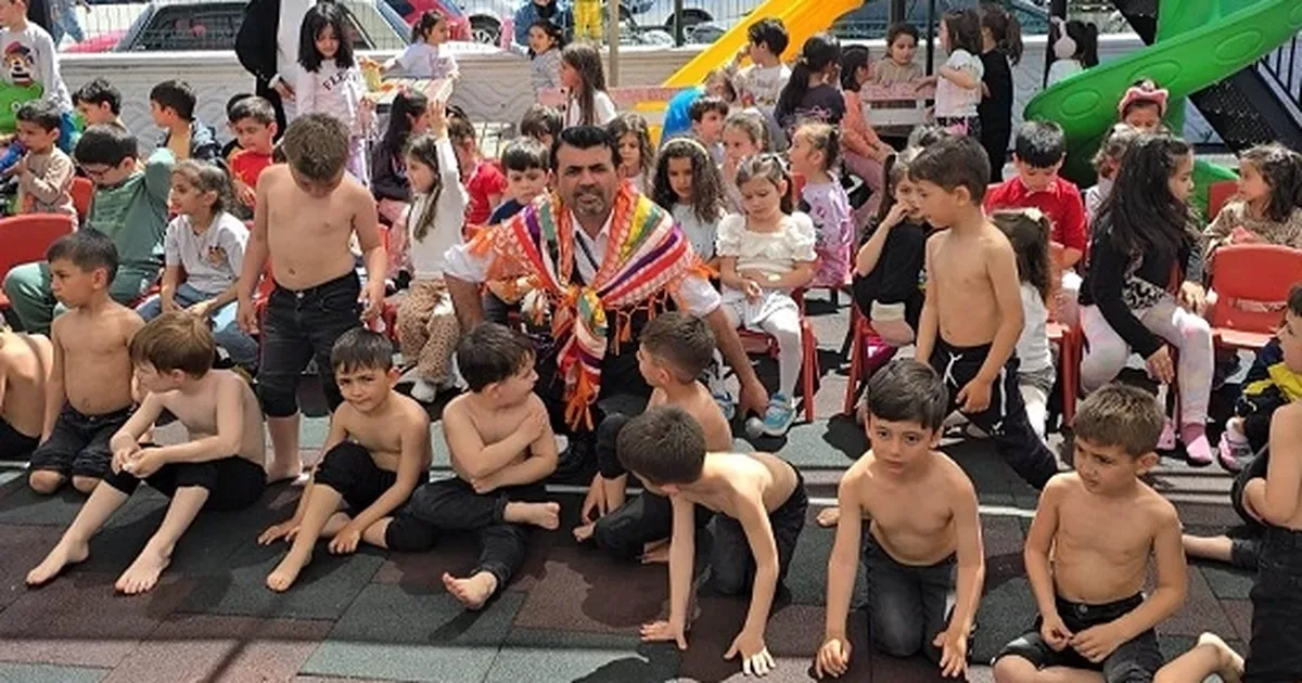 Minik Karakucak pehlivanları Arenada buluştu! haberi