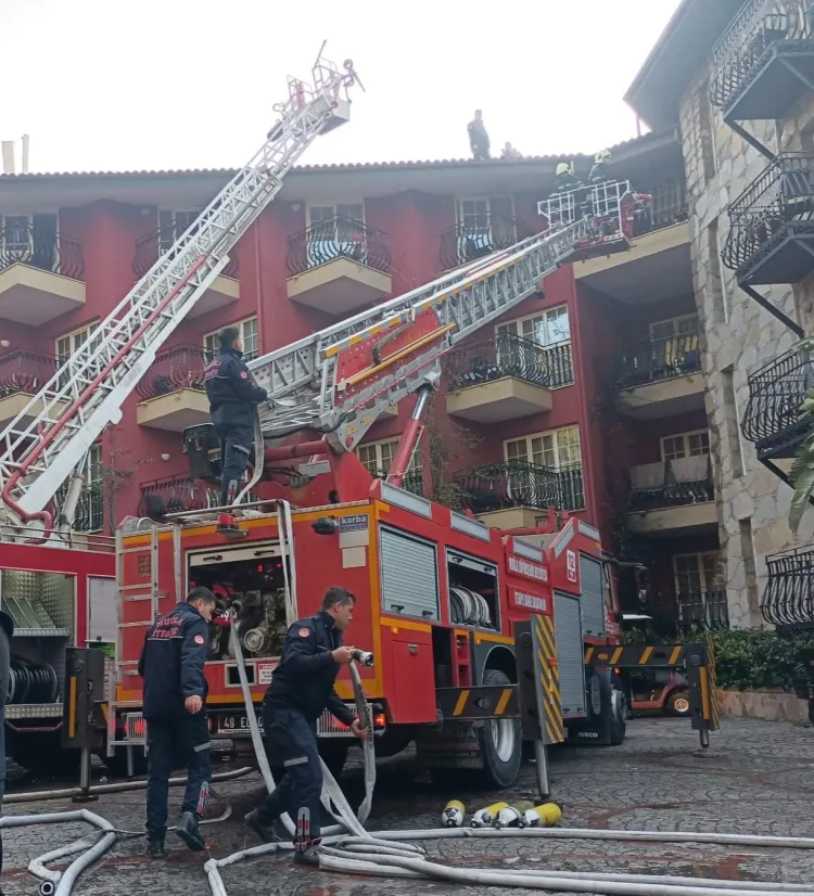 Muğla İtfaiyesi 9 günlük tatilde 144 olaya müdahale etti haberi