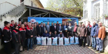 Mustafakemalpaşalı üreticilere nohut ve sorgum tohumu desteği haberi