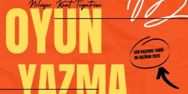 Nilüfer Kent Tiyatrosu'nda Oyun Yazma Programı başvurular başlıyor haberi