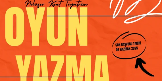 Nilüfer Kent Tiyatrosu'nda Oyun Yazma Programı başvurular başlıyor haberi