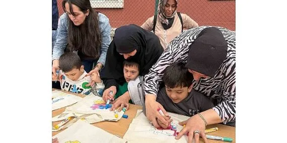Özel çocuklar gönüllerince eğlendi haberi