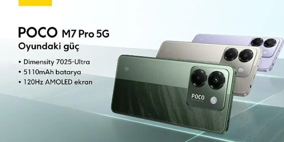 POCO M7 Pro 5G: Bütçe Dostu Fiyatla 5G Hızının Gücü   haberi
