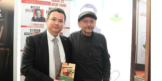 Şair ve yazar Nevzat Çelik okurlarıyla Osmangazi standında buluştu haberi