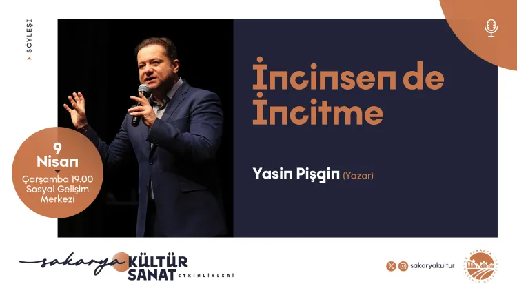 Sakarya Büyükşehir kültür sanat etkinlikleri söyleşiyle devam edecek haberi