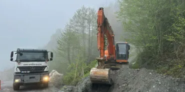Sakarya'dan heyelan bölgesine anında müdahale haberi